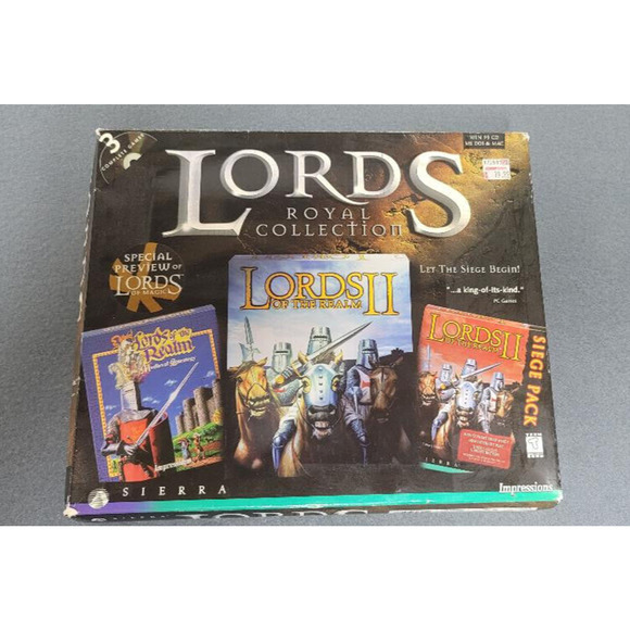 Lords Royal‎ Collection PC Game Map 5 Manuals Reference Card PC in Original Box - Picture 2 of 9
